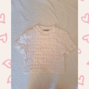 Mock Neck Crop Top - Urban Outfitters